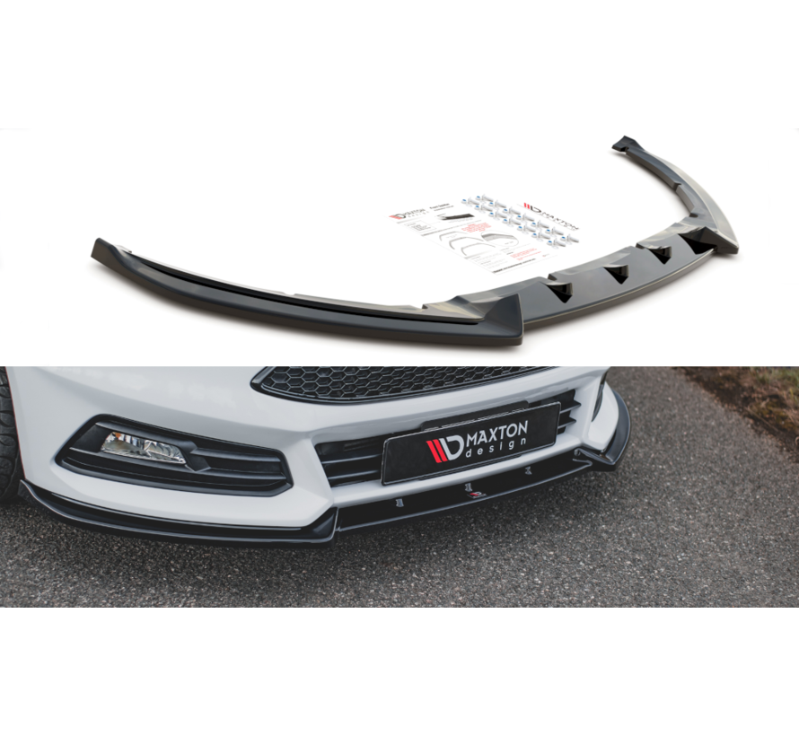 Maxton Design FRONT SPLITTER V.4 Ford Focus ST Mk3 Facelift