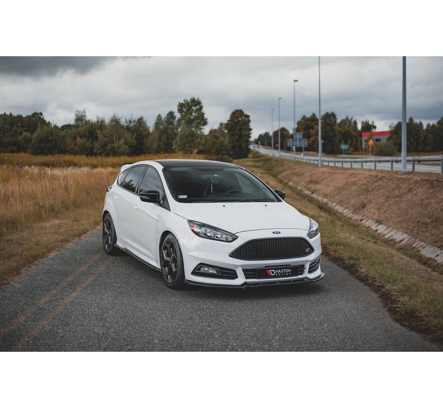 Maxton Design FRONT SPLITTER V.4 Ford Focus ST Mk3 Facelift