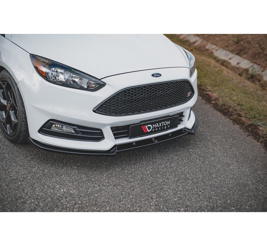 Maxton Design FRONT SPLITTER V.4 Ford Focus ST Mk3 Facelift