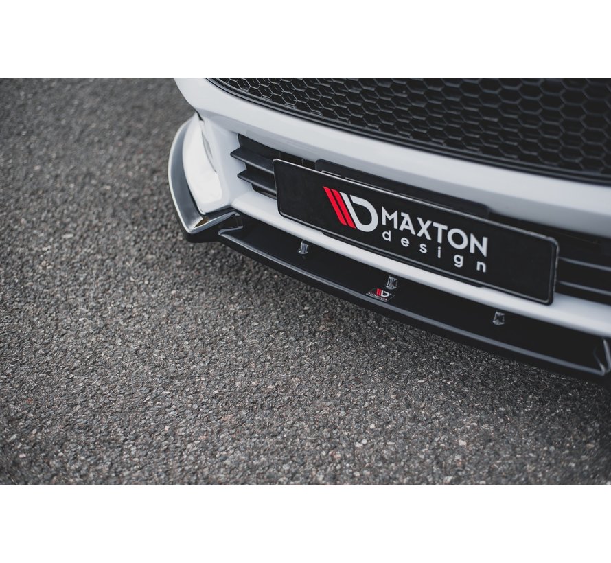 Maxton Design FRONT SPLITTER V.4 Ford Focus ST Mk3 Facelift