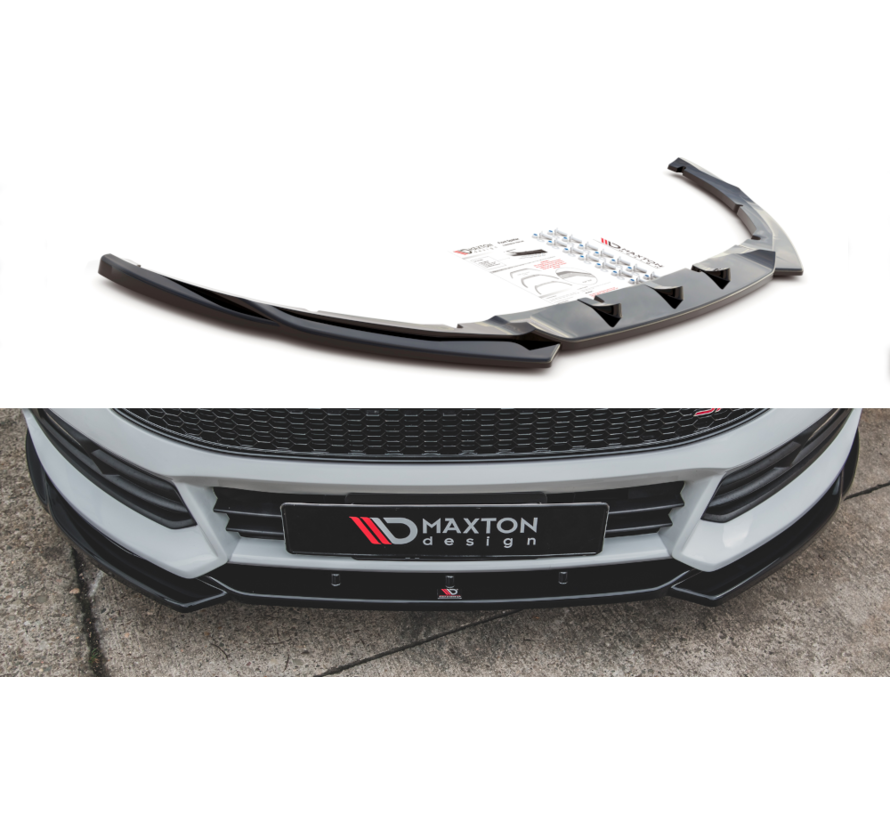 Maxton Design FRONT SPLITTER V.5 Ford Focus ST Mk3 Facelift