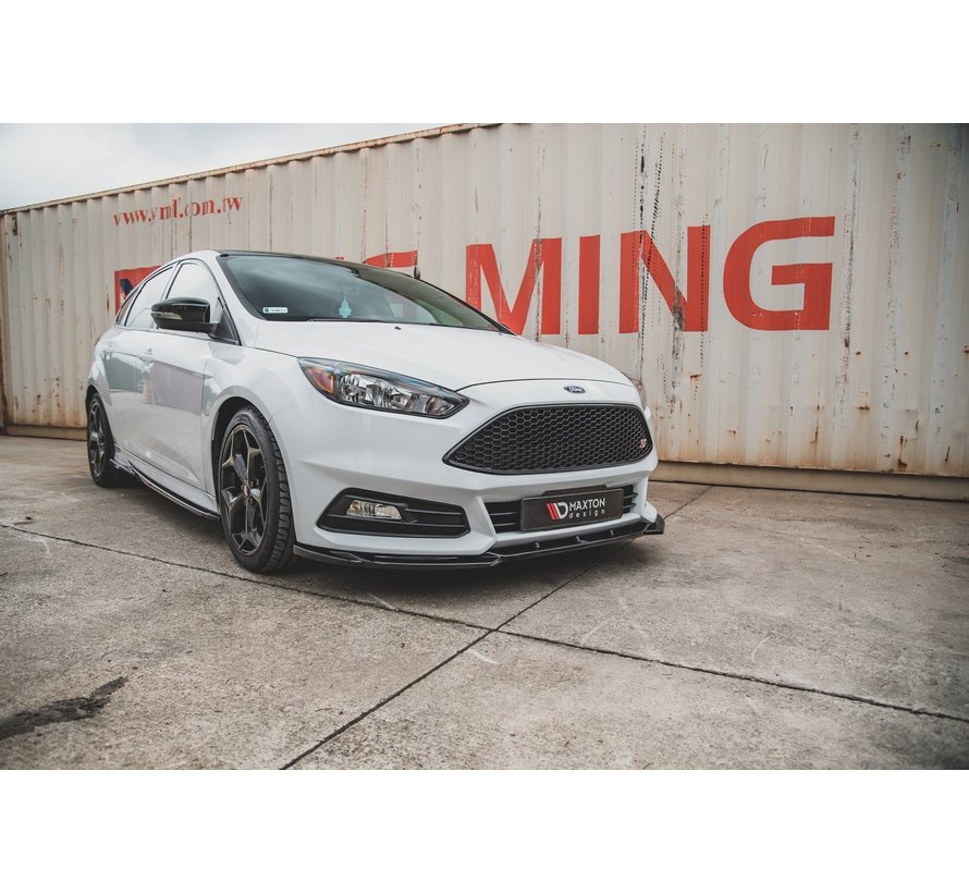 Maxton Design FRONT SPLITTER V.5 Ford Focus ST Mk3 Facelift