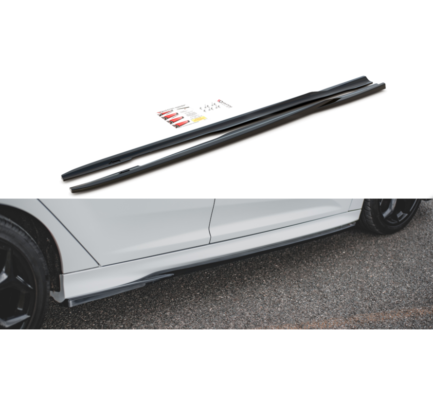 Maxton Design SIDE SKIRTS DIFFUSERS  V.2 Ford Focus ST Mk3