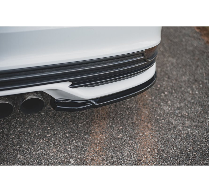 Maxton Design REAR SIDE SPLITTERS V.2 Ford Focus ST Mk3 Facelift