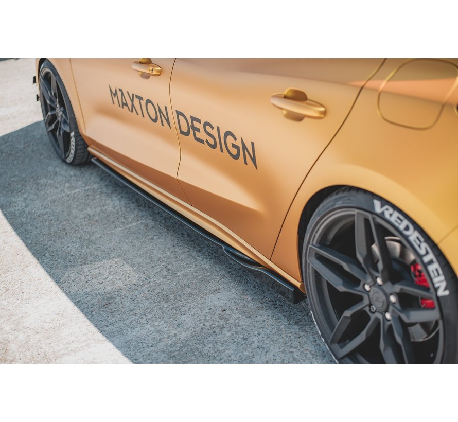 Maxton Design SIDE SKIRTS DIFFUSERS  V.4 Ford Focus ST / ST-Line Mk4