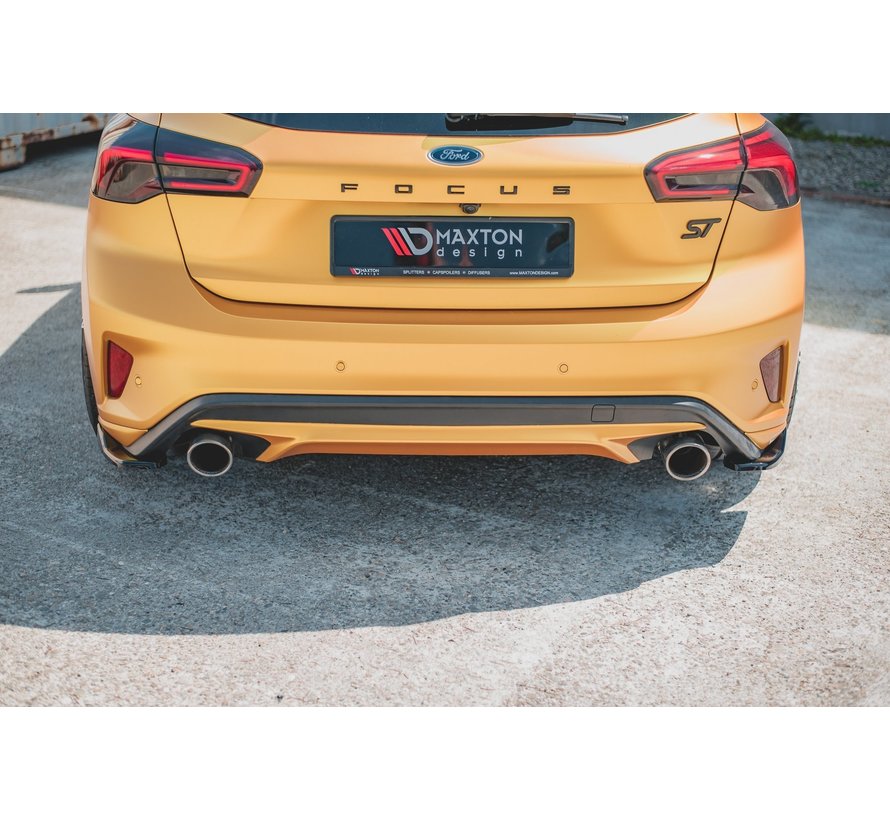 Maxton Design REAR SIDE SPLITTERS V.2 Ford Focus ST Mk4