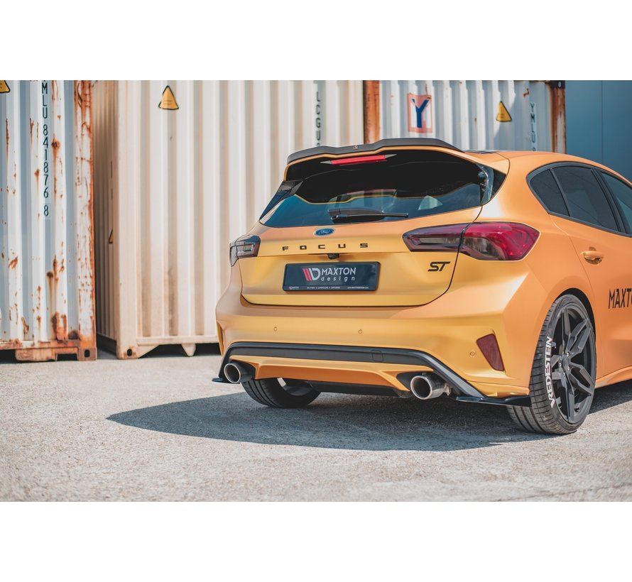 Maxton Design REAR SIDE SPLITTERS V.2 Ford Focus ST Mk4