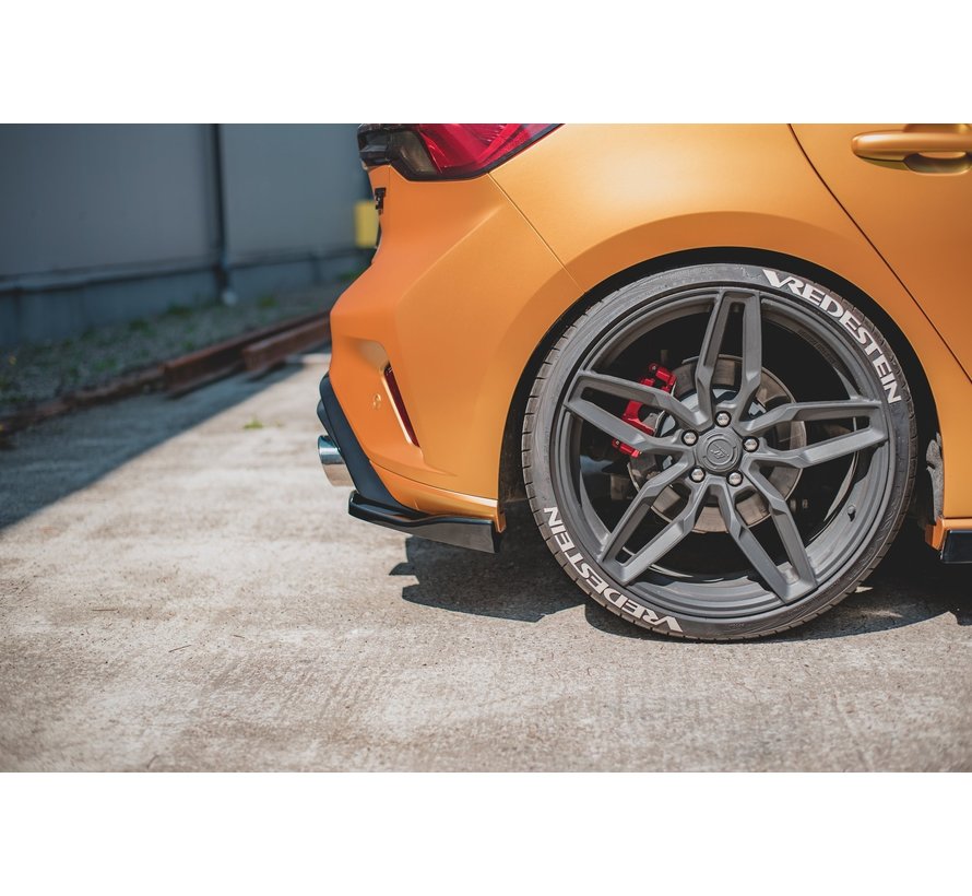 Maxton Design REAR SIDE SPLITTERS V.3 Ford Focus ST Mk4