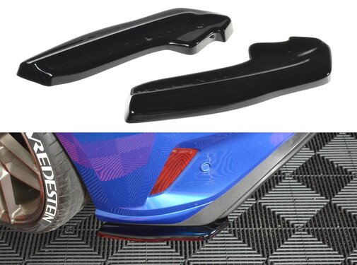 Maxton Design Maxton Design REAR SIDE SPLITTERS V.1 Ford Focus ST-Line
