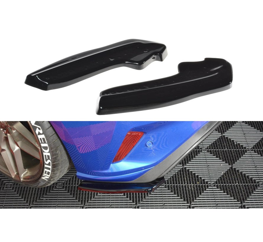 Maxton Design REAR SIDE SPLITTERS V.1 Ford Focus ST-Line