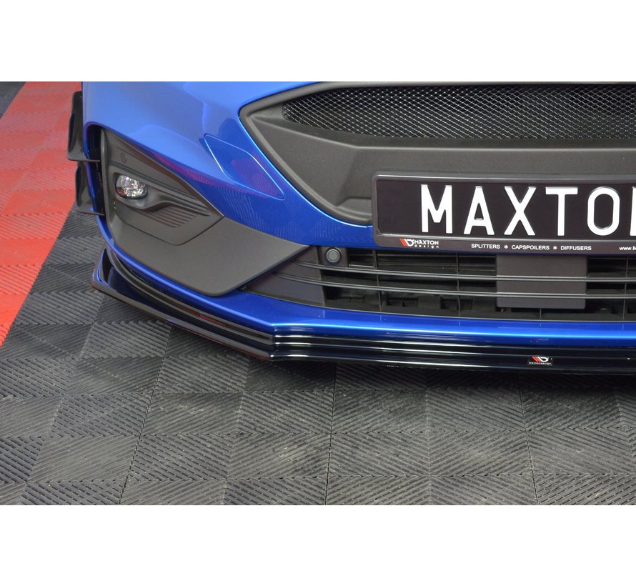 Maxton Design FRONT SPLITTER V.5 Ford Focus ST / ST-Line Mk4