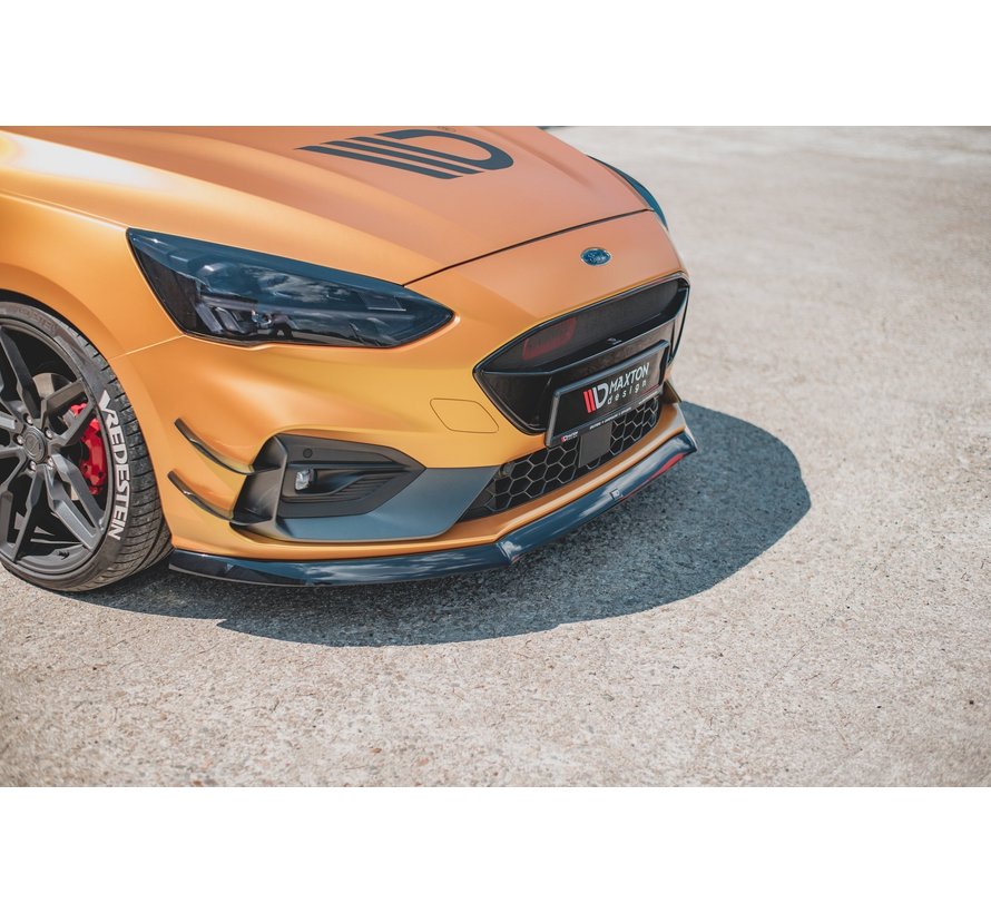 Maxton Design FRONT SPLITTER V.8 Ford Focus ST / ST-Line Mk4