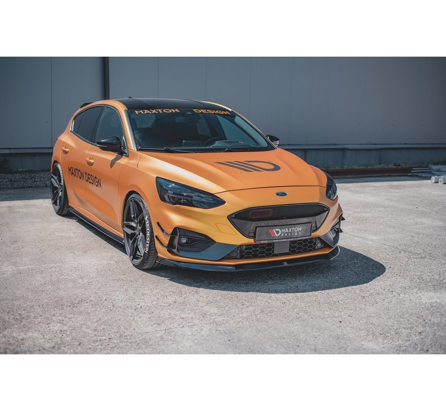 Maxton Design FRONT SPLITTER V.8 Ford Focus ST / ST-Line Mk4