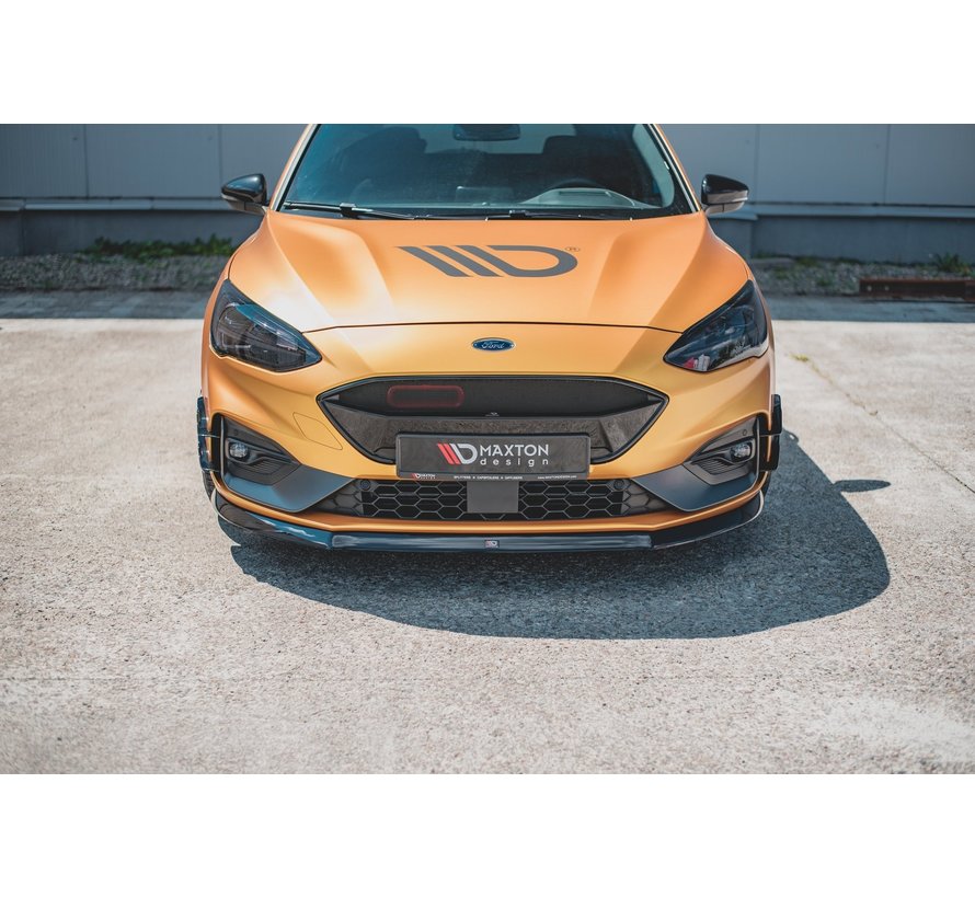 Maxton Design FRONT SPLITTER V.8 Ford Focus ST / ST-Line Mk4