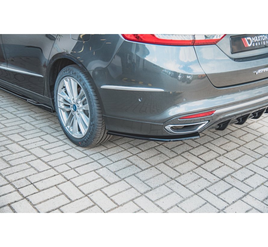 Maxton Design REAR SIDE SPLITTERS Ford Mondeo Vignale Mk5 Facelift