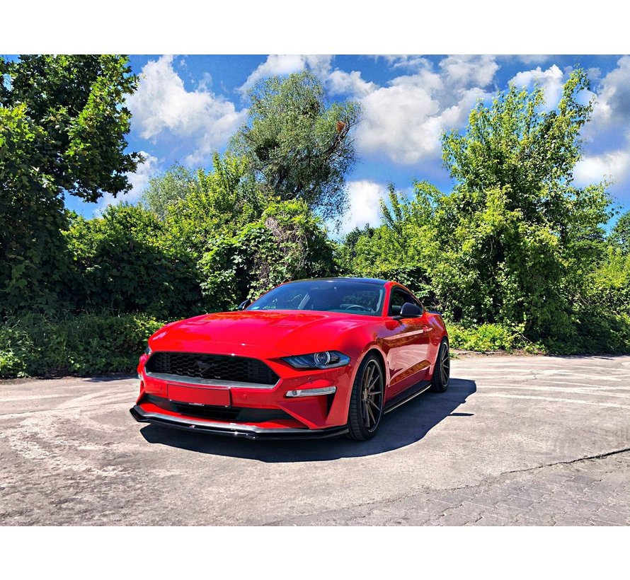 Maxton Design FRONT SPLITTER Ford Mustang Mk. 6 Facelift