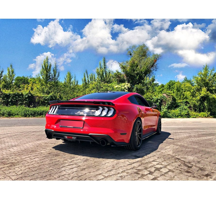 Maxton Design REAR SIDE SPLITTERS Ford Mustang Mk. 6 Facelift