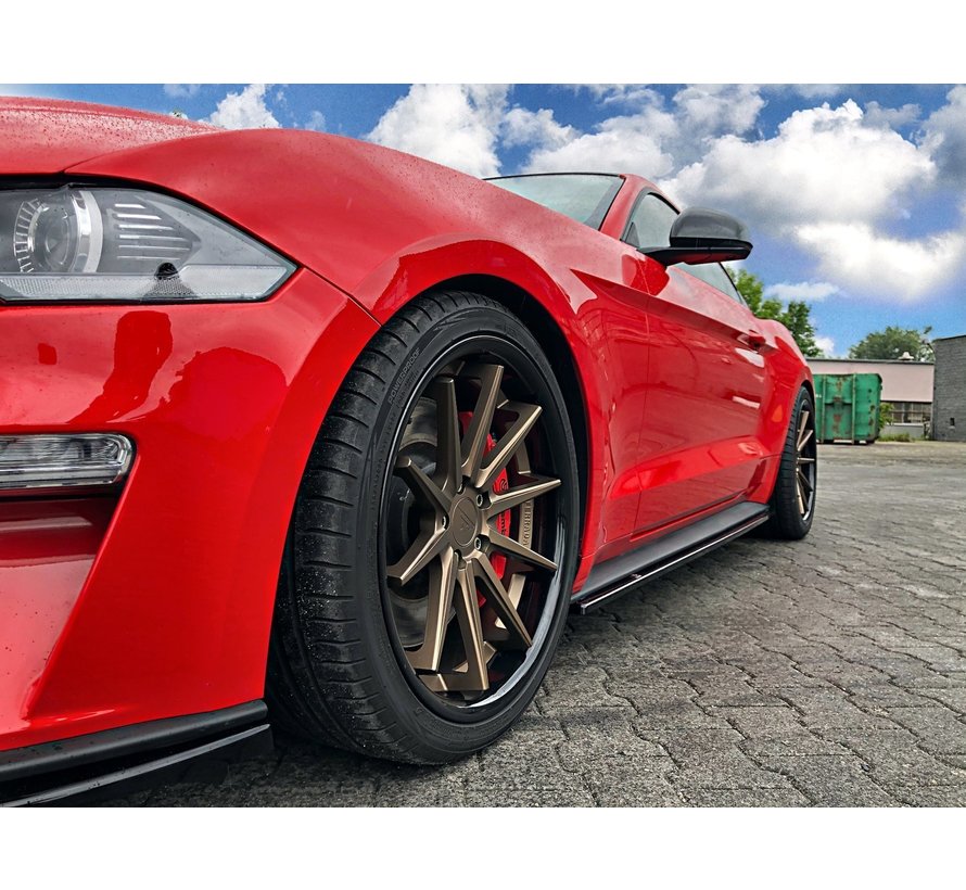 Maxton Design SIDE SKIRTS DIFFUSERS  Ford Mustang Mk. 6 Facelift