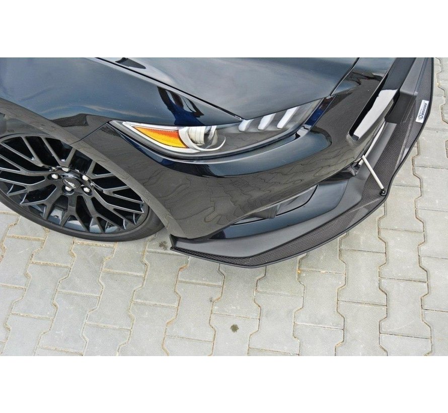 Maxton Design FRONT RACING SPLITTER Ford Mustang GT Mk6