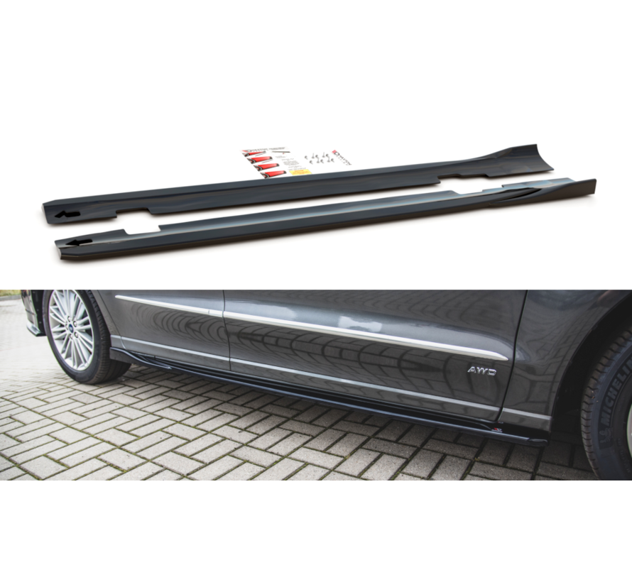 Maxton Design SIDE SKIRTS DIFFUSERS  Ford S-Max Mk2 Facelift