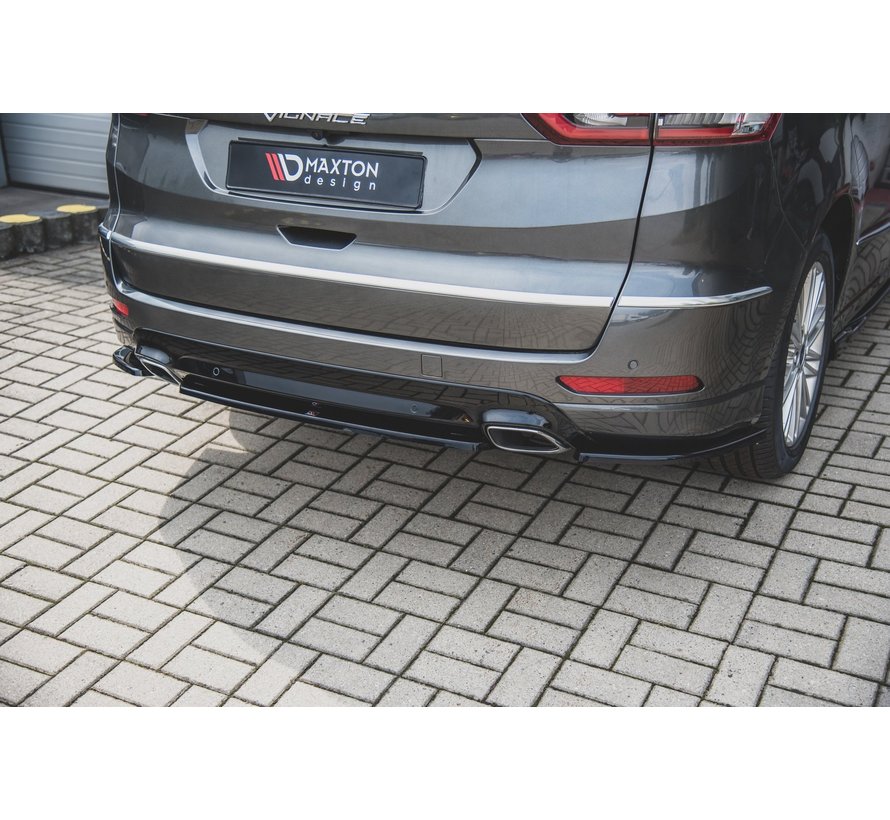 Maxton Design CENTRAL REAR DIFFUSER Ford S-Max Vignale Mk2 Facelift