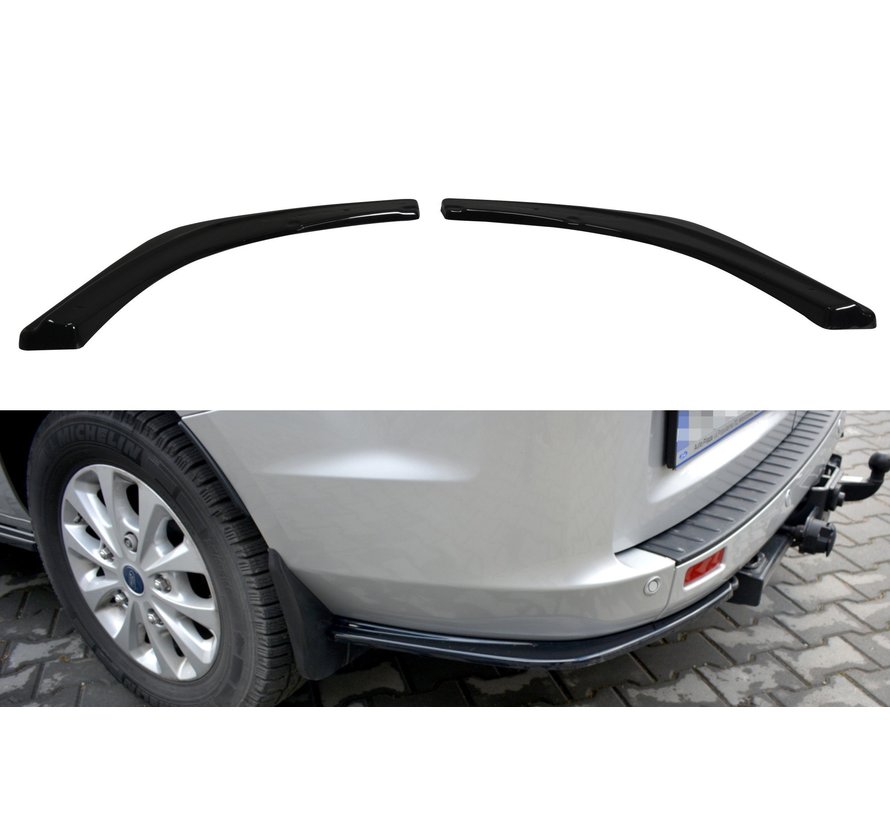 Maxton Design REAR SIDE SPLITTERS Ford Transit Custom Mk1 FL