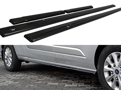 Maxton Design Maxton Design SIDE SKIRTS DIFFUSERS  Ford Transit Custom Mk1 FL