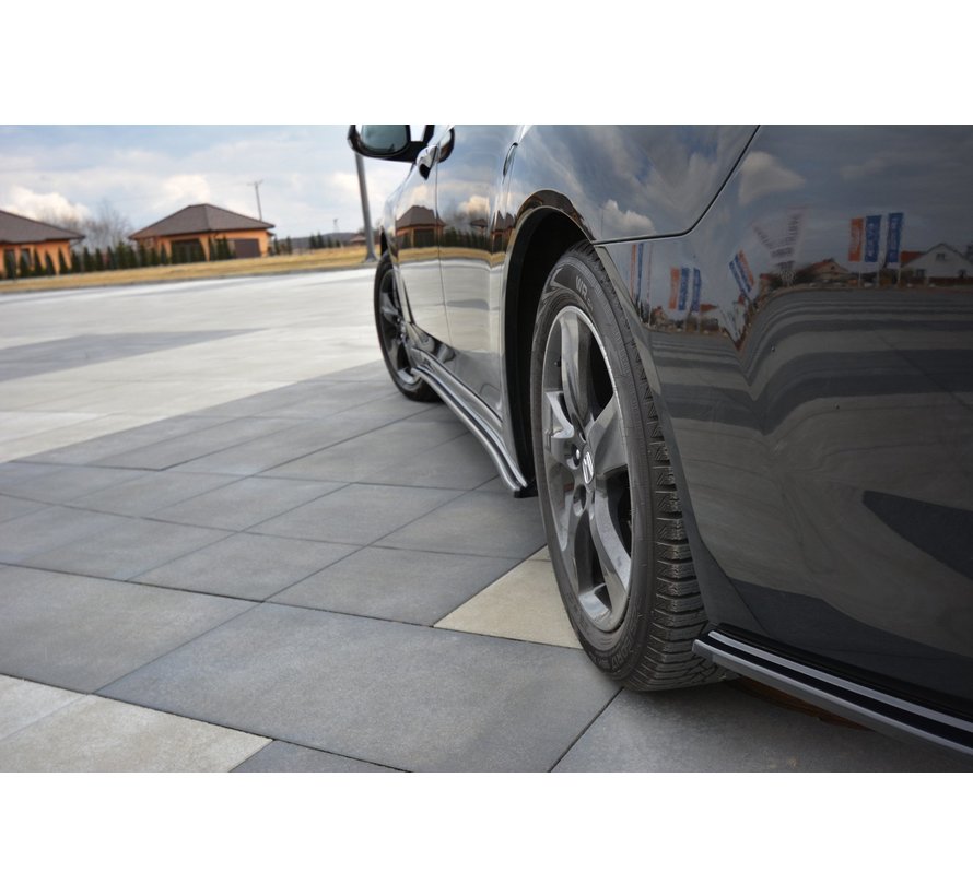 Maxton Design REAR SIDE SPLITTERS HONDA ACCORD MK8. (CU-SERIES) PREFACE SEDAN