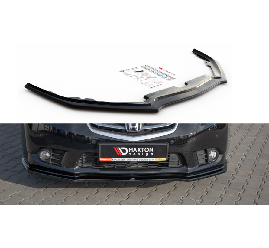 Maxton Design FRONT SPLITTER  Honda Accord VIII (CU Series) Facelift