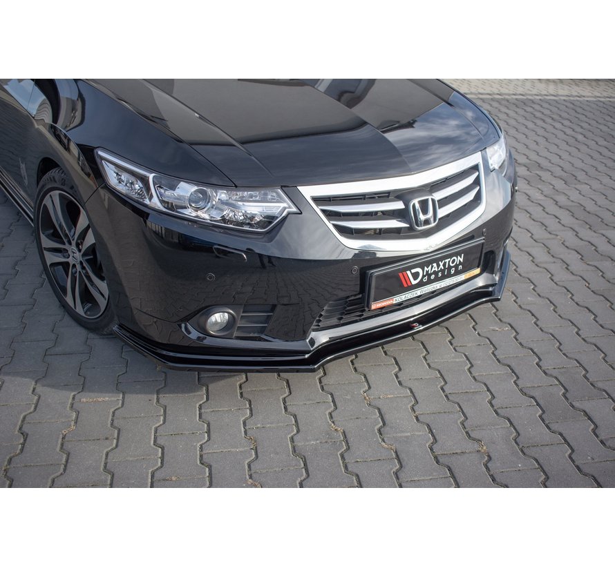 Maxton Design FRONT SPLITTER  Honda Accord VIII (CU Series) Facelift
