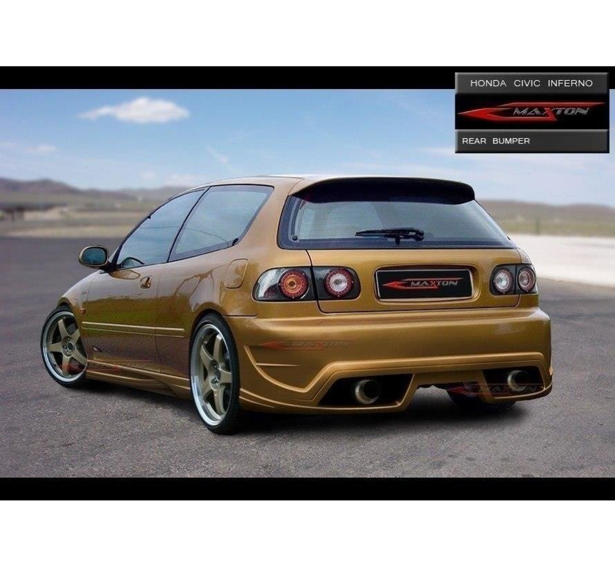 Maxton Design REAR BUMPER HONDA CIVIC V HB < INFERNO >