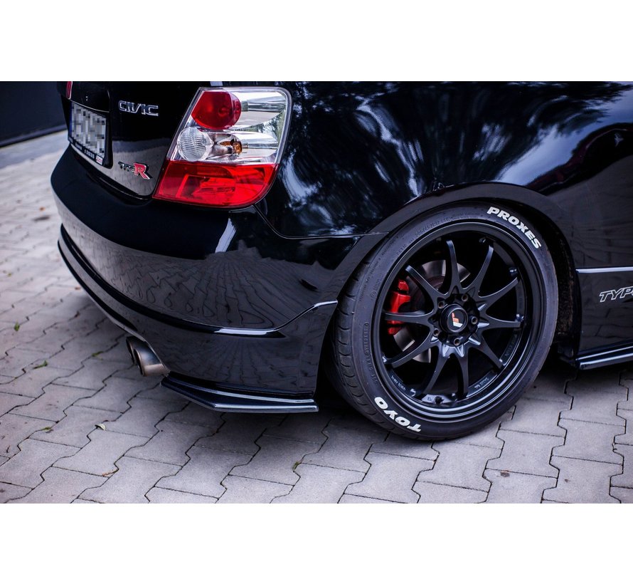Maxton Design REAR SIDE SPLITTERS HONDA CIVIC EP3 (MK7) TYPE-R/S FACELIFT