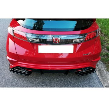 Maxton Design Maxton Design REAR SIDE SPLITTERS HONDA CIVIC VIII TYPE-R GP