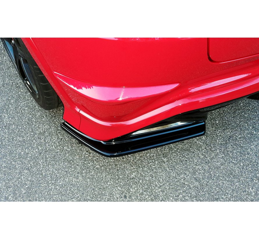 Maxton Design REAR SIDE SPLITTERS HONDA CIVIC VIII TYPE-R GP