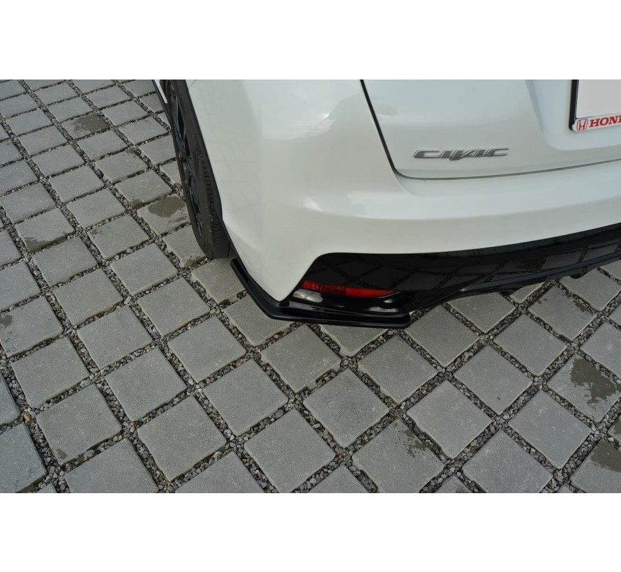 Maxton Design REAR SIDE SPLITTERS Honda Civic Mk9 Facelift