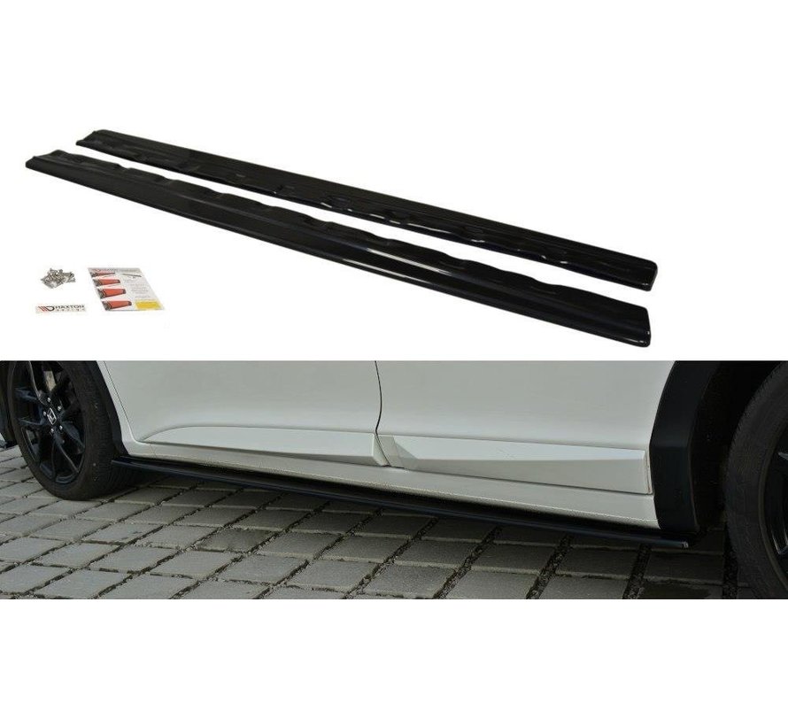 Maxton Design SIDE SKIRTS DIFFUSERS Honda Civic Mk9 Facelift