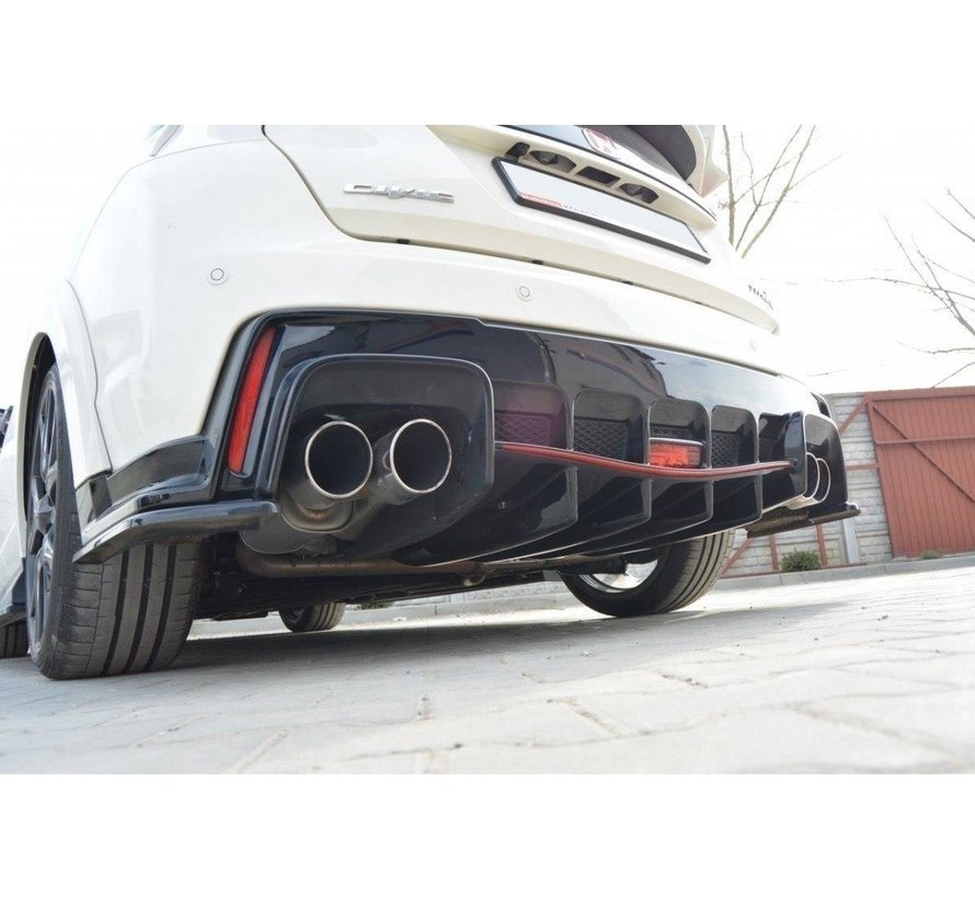 Maxton Design REAR DIFFUSER  HONDA CIVIC IX TYPE R