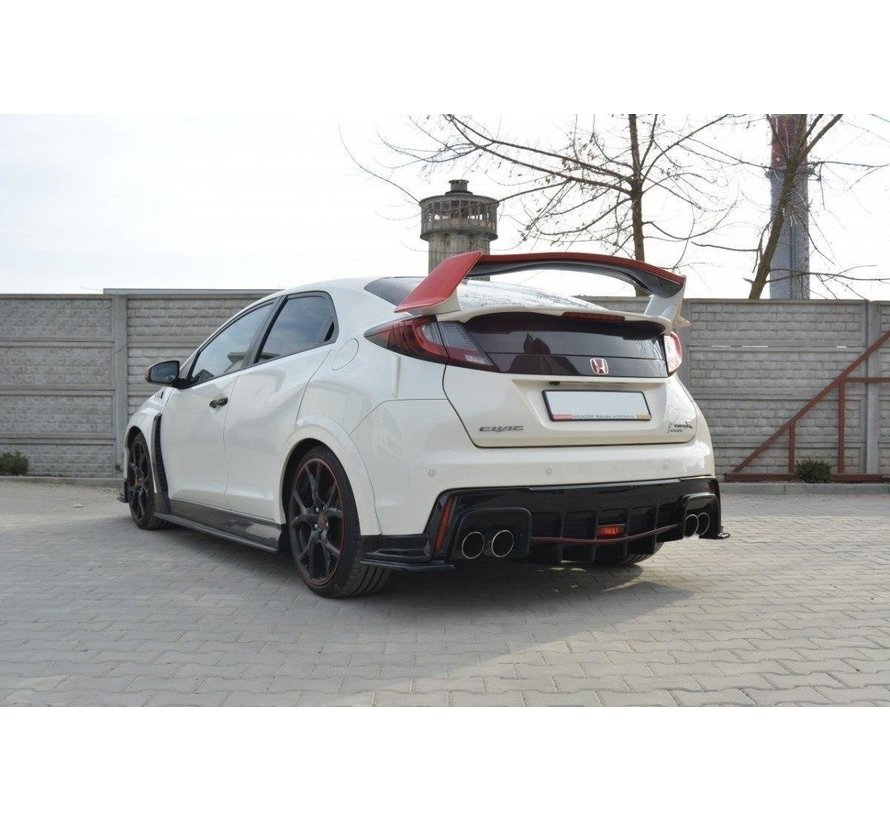 Maxton Design REAR DIFFUSER  HONDA CIVIC IX TYPE R