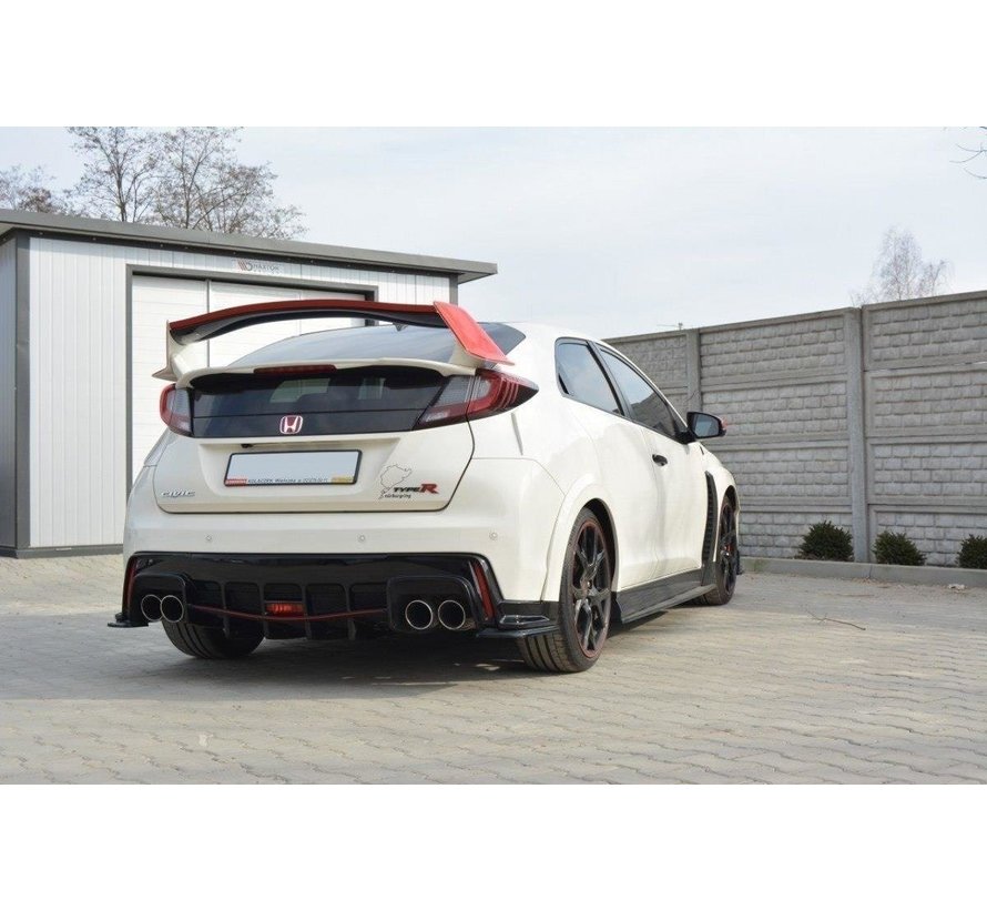 Maxton Design REAR DIFFUSER  HONDA CIVIC IX TYPE R