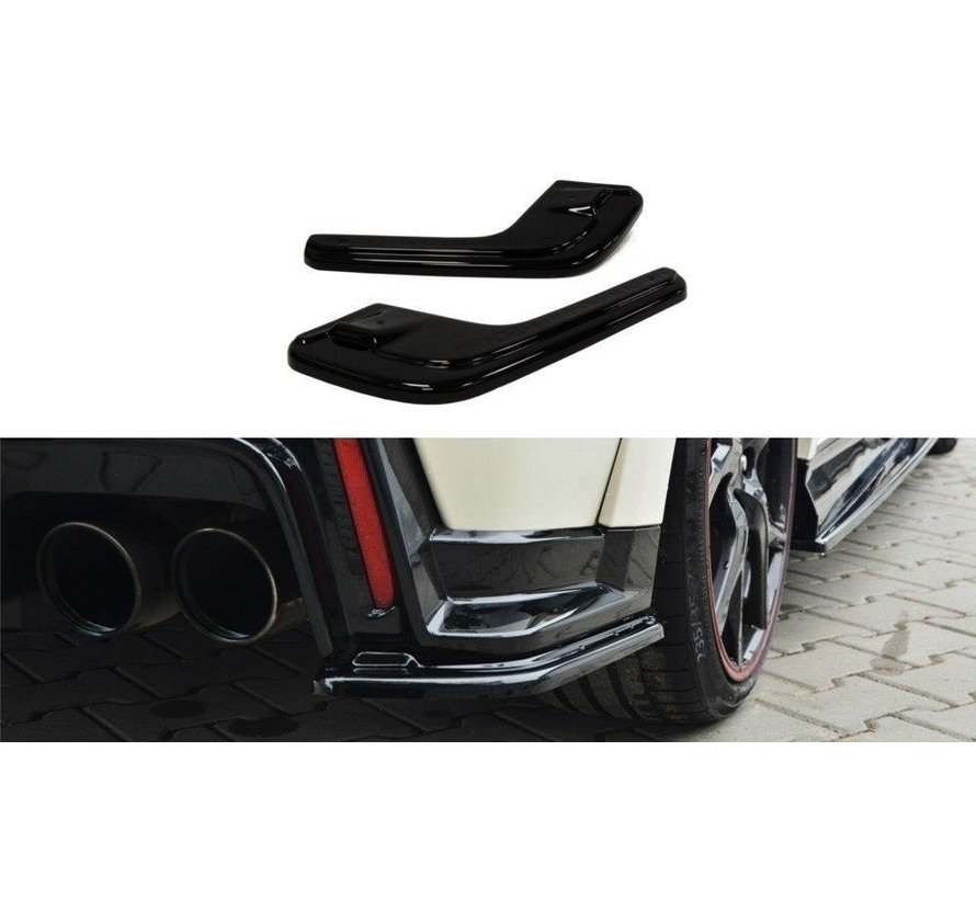 Maxton Design REAR SIDE SPLITTERS HONDA CIVIC IX TYPE R