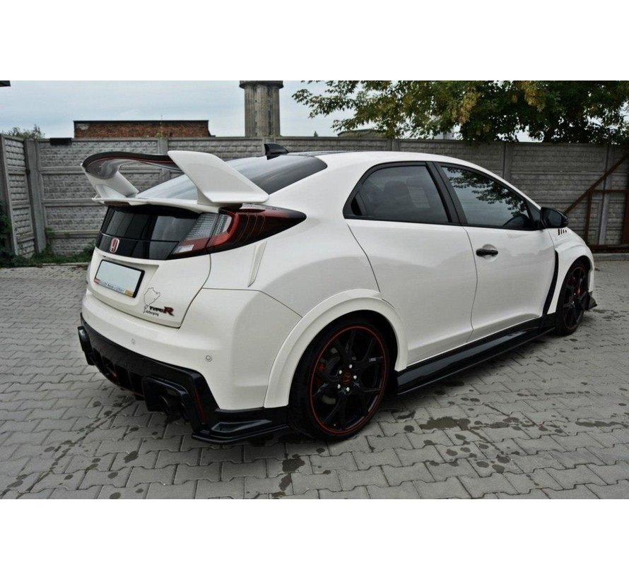 Maxton Design REAR SIDE SPLITTERS HONDA CIVIC IX TYPE R