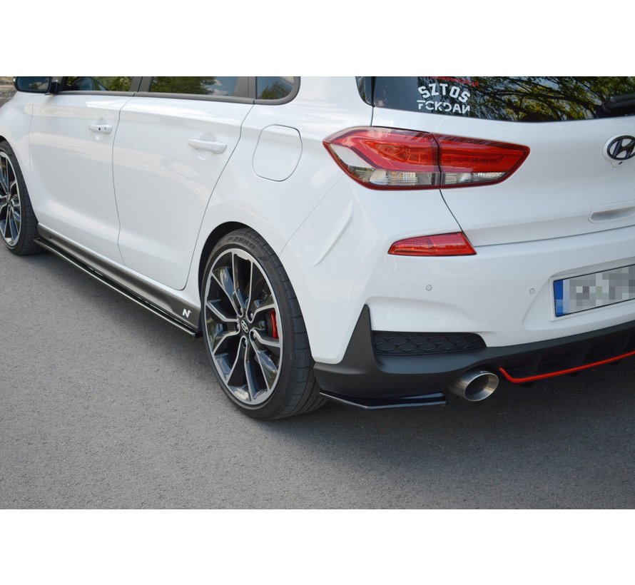 Maxton Design REAR SIDE SPLITTERS HYUNDAI I30 Mk3 N