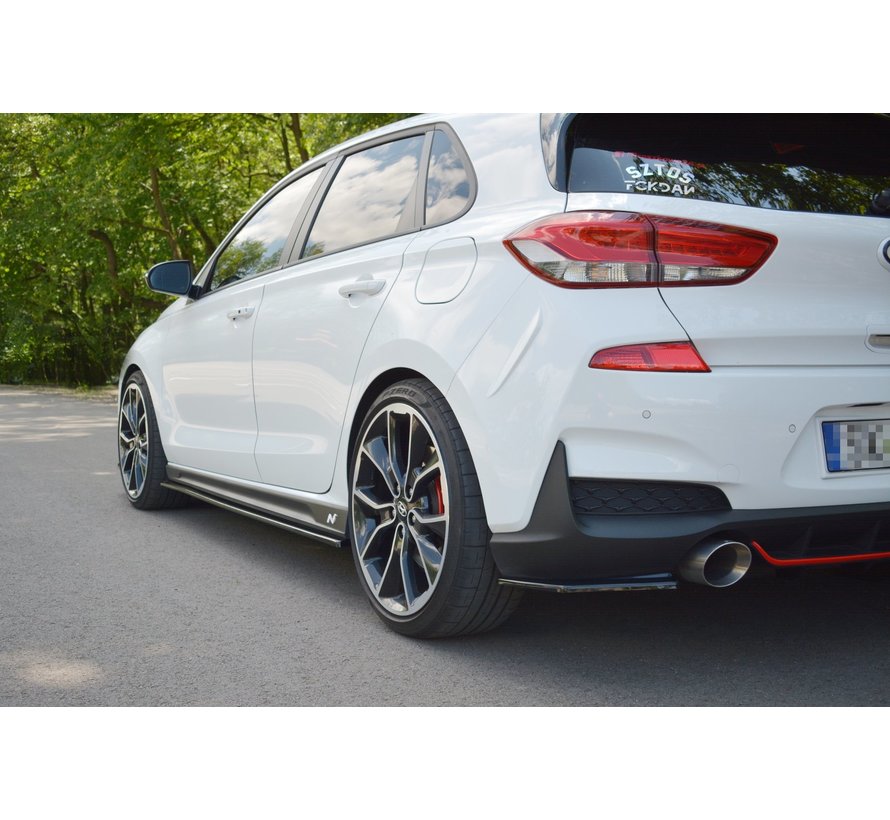 Maxton Design SIDE SKIRTS DIFFUSERS  V.1 Hyundai I30 N Mk3 Hatchback / Fastback