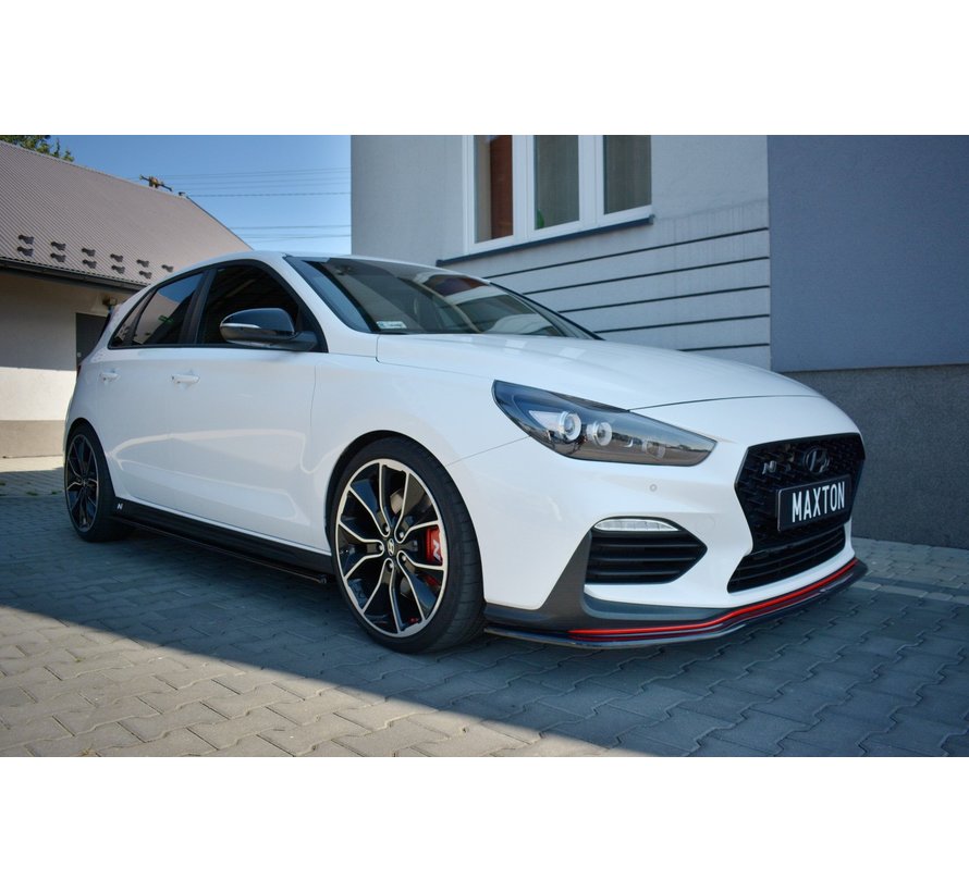 Maxton Design FRONT SPLITTER V.2 Hyundai I30 N Mk3 Hatchback / Fastback