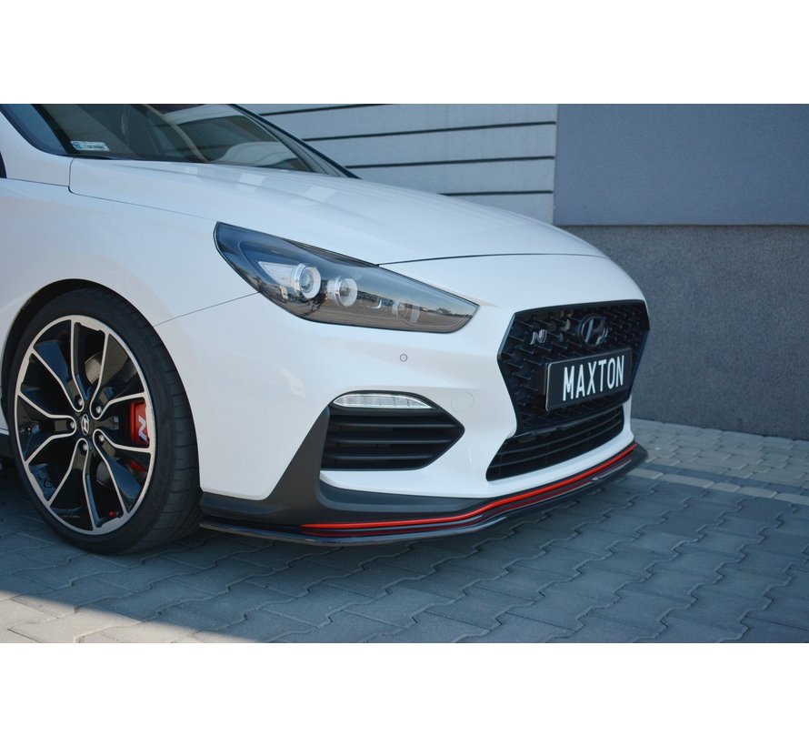 Maxton Design FRONT SPLITTER V.2 Hyundai I30 N Mk3 Hatchback / Fastback