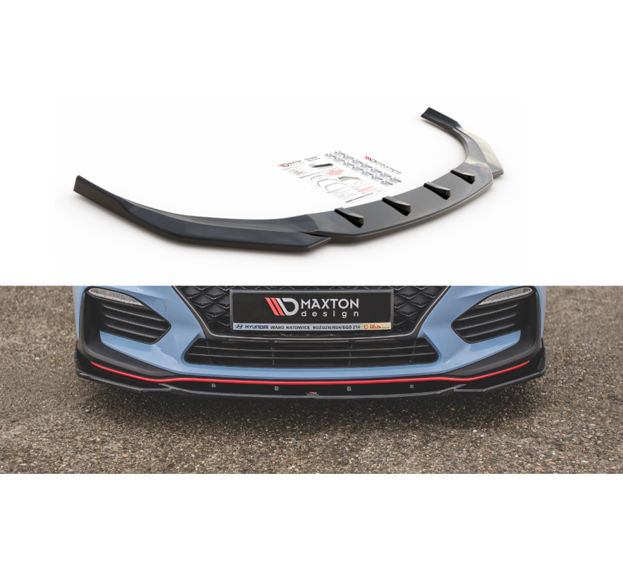 Maxton Design FRONT SPLITTER V.4 Hyundai I30 N Mk3 Hatchback/ Fastback