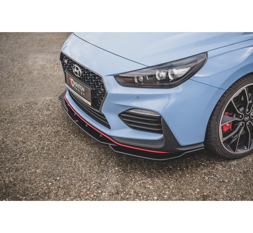 Maxton Design FRONT SPLITTER V.4 Hyundai I30 N Mk3 Hatchback/ Fastback