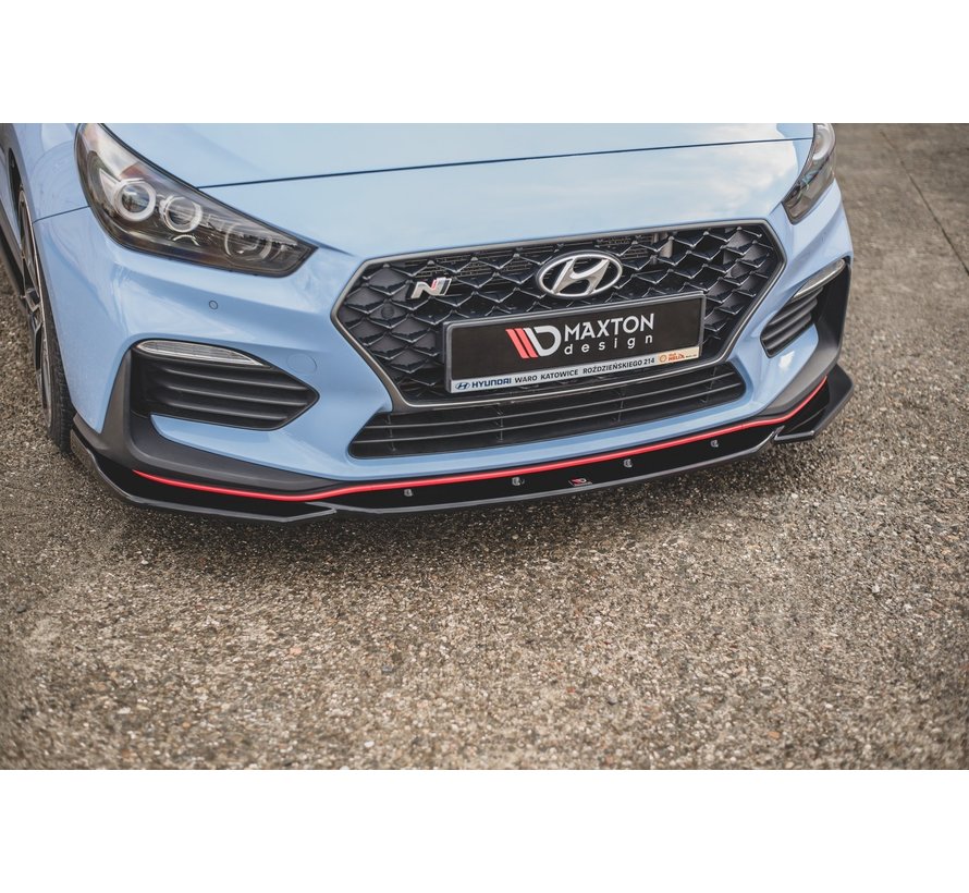 Maxton Design FRONT SPLITTER V.4 Hyundai I30 N Mk3 Hatchback/ Fastback