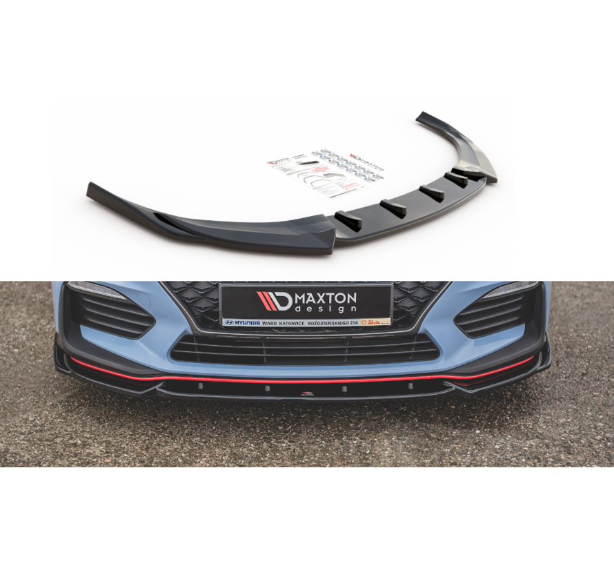 Maxton Design FRONT SPLITTER V.5 Hyundai I30 N Mk3 Hatchback/ Fastback