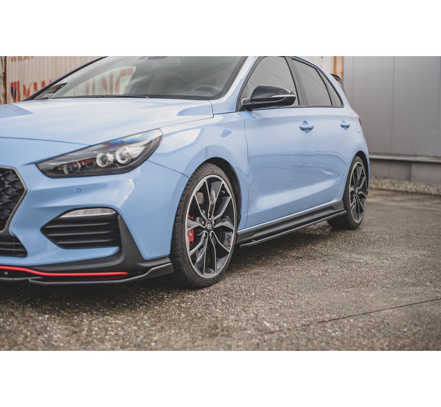 Maxton Design SIDE SKIRTS DIFFUSERS  V.4 Hyundai I30 N Mk3 Hatchback/ Fastback